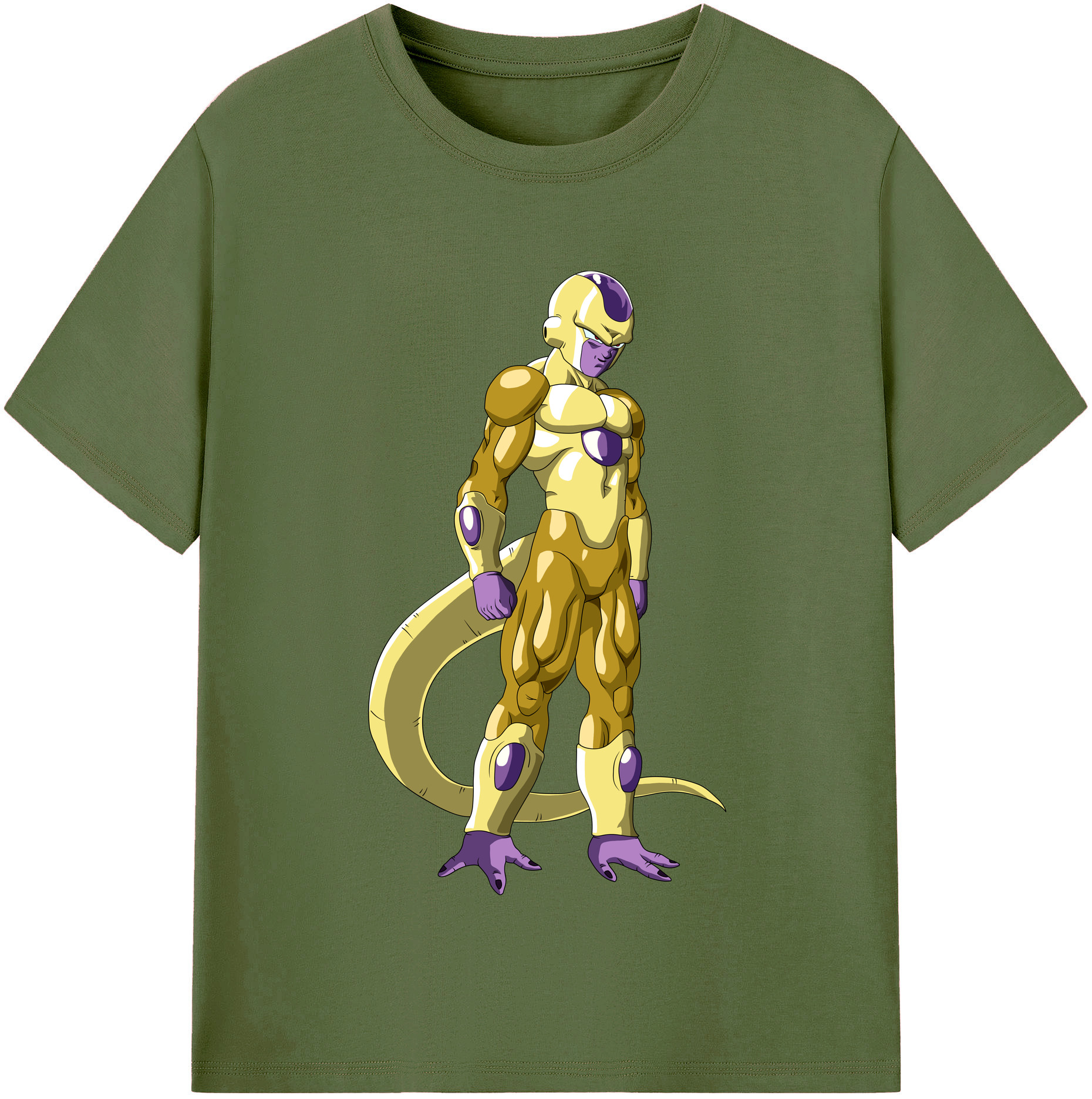 （画像用） ドラゴンボール フリーザ DRAGON BALL Frieza 綿100％半袖Tシャツ（フロントプリント）